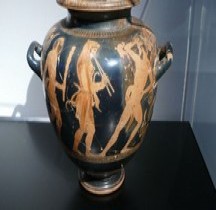 Grèce Attique Amphore Figures Rouges Danse des Silènes Nimesi