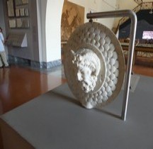 Vie Quotidienne Oscillum Marbre Zeus Amon Pompéï Naples MANN