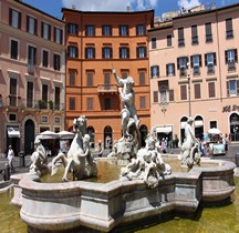 Rome Rione Parione Piazza Navona Fontana del Nettuno