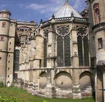 Yvelines St Germain en Laye Le Chateau La Sainte Chapelle