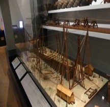 XVIIIe Chantier naval Maquette Musée Marine Paris