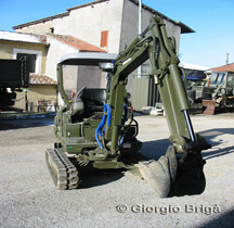 FIAT HITACHI EX16 Mini Excavatrice Corpo Forestale