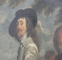 3 Peinture.XVIIe Le Roi à la Chasse Antoine Van Dick 1635 Paris Louvre