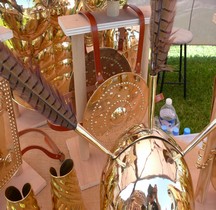 Militaria Villanoviens Cuirasse Cardiophylax Ronde St Romain en Gal