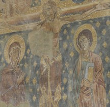 Haute Loire Puy-en-Velay  Cathédrale Notre-Dame-de-l'Annonciation  Salle Capitualire Crucifixion