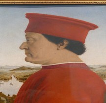2 Peinture Renaissance 1472 Federico  Montefletro Duc Urbino Pierro  della Francesca Florence Uffizzi