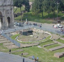 Rome Rione Celio Fontaine Meta Sudans