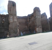 Rome 0 Thermes Rione San Saba Thermes de Caracalla Grande Cour