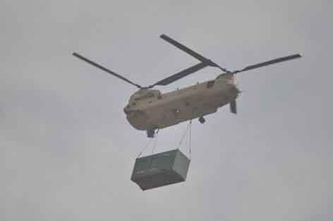 Boeing CH-47 D Chinook Kaboul 2009