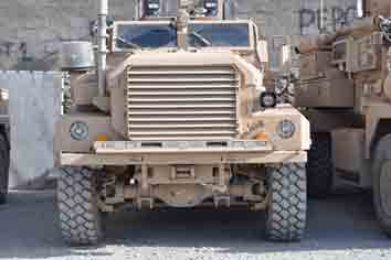 Force Protection Cougar HEV  MRAP  Kaboul 2009