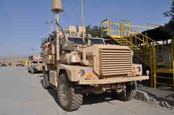 Force Protection Cougar HEV  MRAP  Kaboul 2009