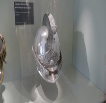 1912 France  Cavalerie Casque Aluminium Prototype Paris Musée Armée