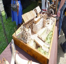 Fortifications Oppidum Murus Gallicus Maquette St Romain en Gal 2016