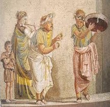 Mosaïque Rome Italie Pompéi Regio Suburmanum Superior Domus Ciceron  Musiciens Ambulants Culte Cybèle Naples MAN