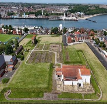Mur d Hadrien Tyne and Wear Arbeia, South Shields Fort Romain