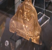 Garde Imperiale Bonnet Grenadier à pied Plaque Modèle 1809 Fréjus Musée TdM