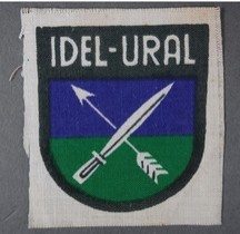 1943 Wolga-Tartarische  Idel Uural Legion Schulterabzeichen