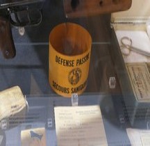 1944 Brassard Defense Passive Frejus musée TdM
