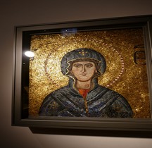 Mosaïque Médiéval Bologne Mosaique Byzantine Vergine Theotokos  Bologne Museo Civico
