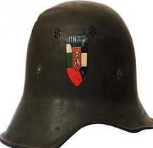 1938 Luftschutz  M-44 Gladiator Helm Bulgarie