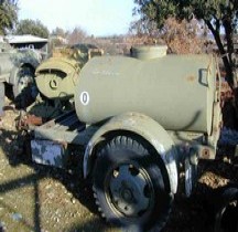 Remorque Ben Hur Trailer Tank Water 1 Ton type G-527 Water Buffalo  Armée Francaise
