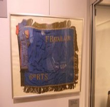 1948 6e Rgt Tirailleurs Sénégalais  Fanion 1e Bataillon Fréjus Musée TdM