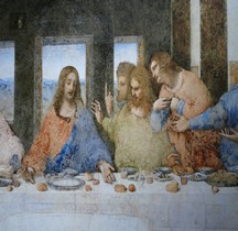 2 Peinture Renaissance 1495-1498 La Cène Léonardo de Vinci Milan Copie  Florence