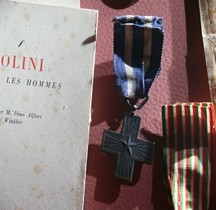 1918 Croce al merito di guerra Regno Italia  Bastogne