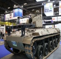 Drone Terrestre Unmanned ground vehicle AMX 30 Tourelle ARX 25 Eurosatory 2026