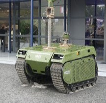 KNDS UGV Support Estonie Milrem Robotic Themis Tracked Hybrid Modular Infantry System Eurosatory 2024