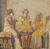 Mosaïque Rome Italie Pompéi Regio Suburmanum Superior Domus Ciceron Visite Magicienne Naples MAN