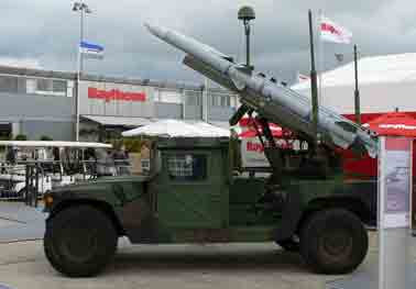 Missile Sol Air 1991 SLAMRAAM /Hummer