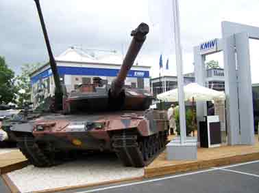 Léopard 2A6 Hel  Grece  Eurosatory 2008