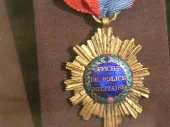 1793 Officier Police Militaire Medaille Paris