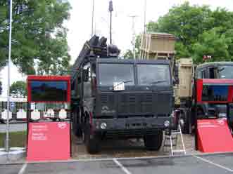 Missile Aol Air Spyder SR MR Chassis TATA Eurosatory 2012