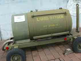 Trailer Type MB1 Tank Liquide Oxygen 50 gallons Ri