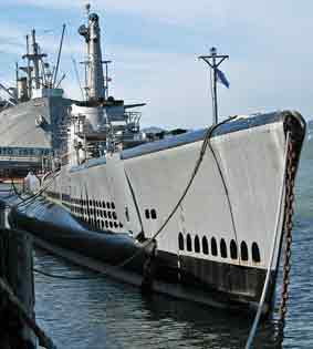 Sous marin 1943 USS Pampanino San Francisco