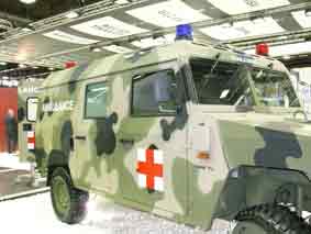 URO Vamtac Ambulance Eurosatory 2010