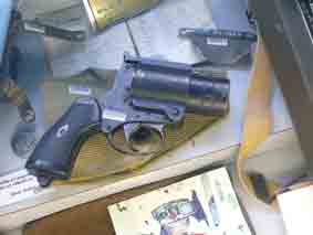 Revolver Webley Scott No4 Mk1Flare Pistol St Mère