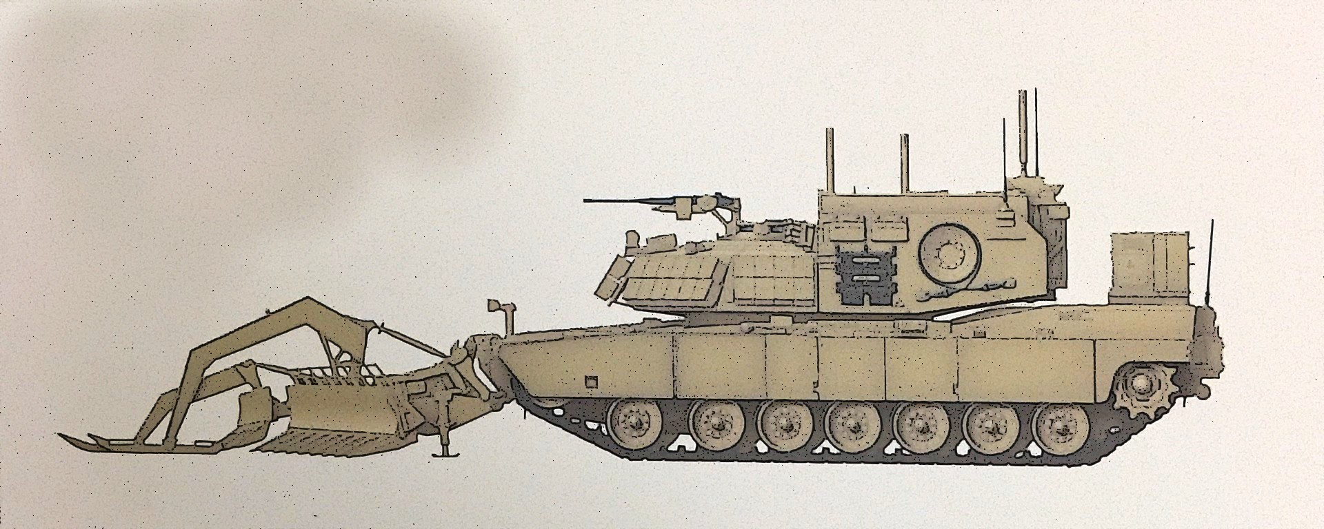 ABV Assault Breacher Vehicle M1150 Le monde de la