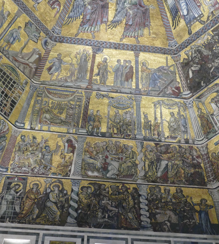 Italie Florence Battistero di San Giovanni Battista Interieur Coupole ...