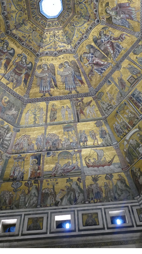 Italie Florence Battistero di San Giovanni Battista Interieur Coupole ...