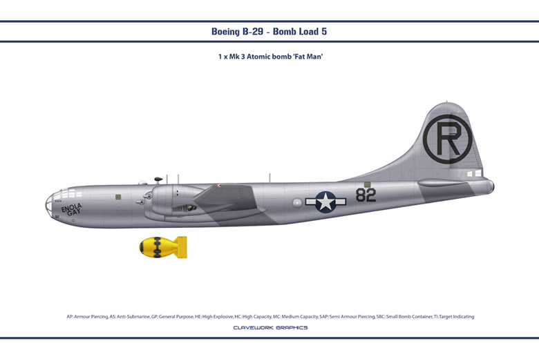Avion de enola gay la muerte