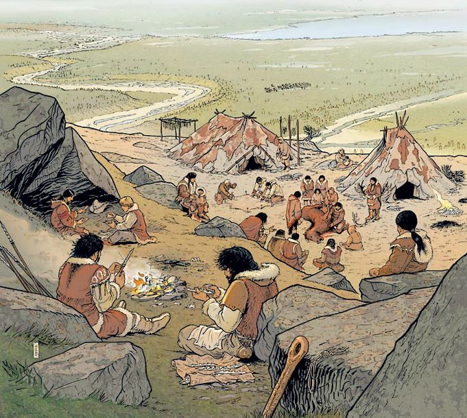 Comment Vivaient Les Hommes Du Paléolithique 1.4.5 Paléolithique supérieur Magdalénien Vie Quotidienne Campement