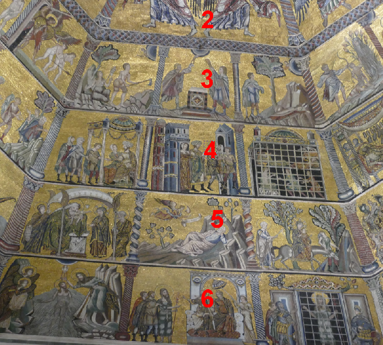 Italie Florence Battistero di San Giovanni Battista Interieur Coupole ...