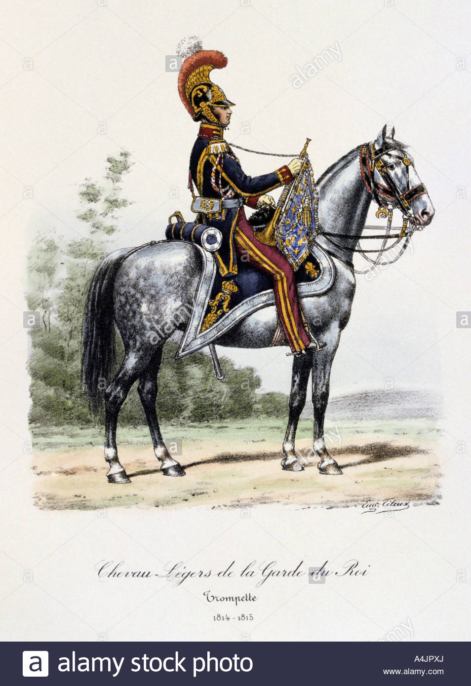 France 1814 La Maison Militaire du Roi 1814 1815 Le