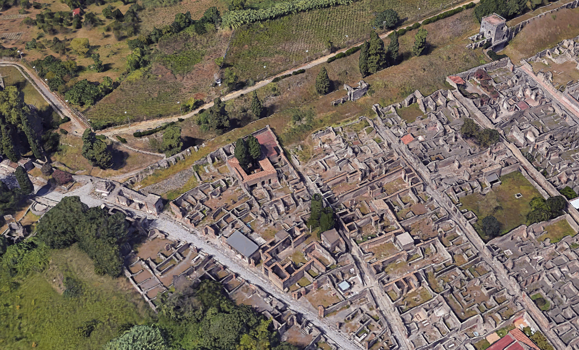 Plan Porte Herculanensis Pompei